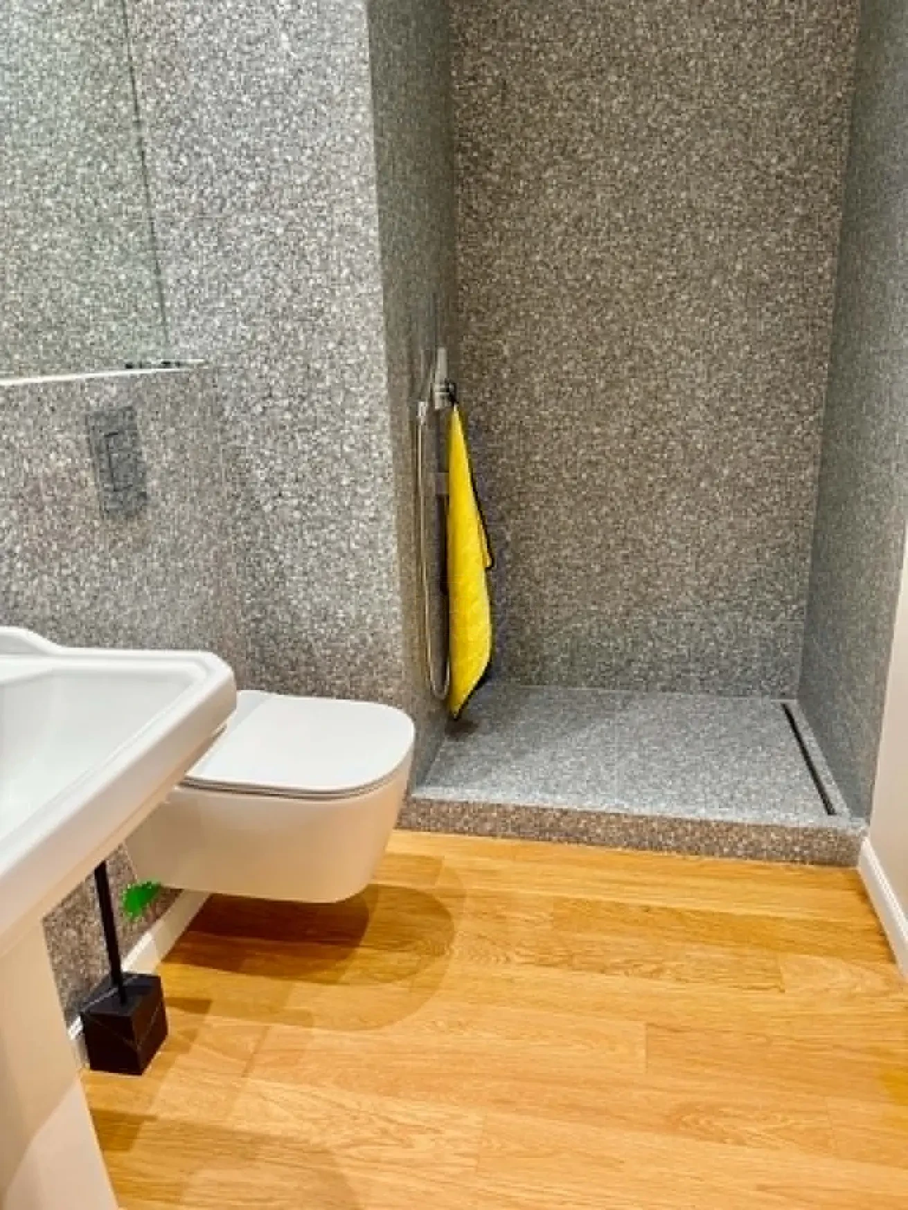 2-room apartment for sale on Ilia Chavchavadze Avenue, Vake, Tbilisi - bathroom shower area