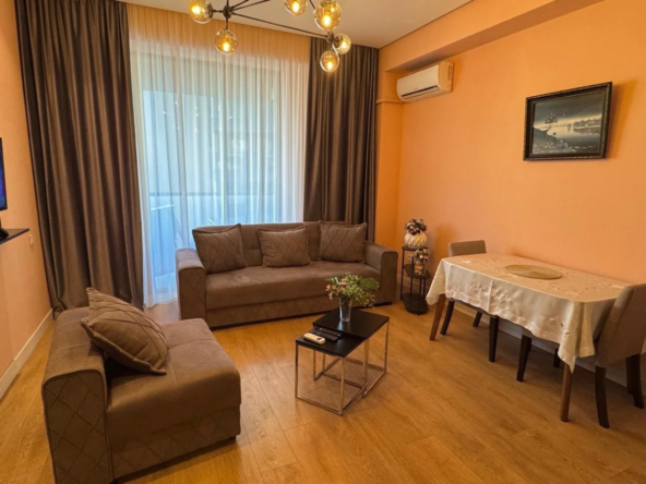 2-room apartment for sale on Chavchavadze Avenue, Vake, Tbilisi — living room with dining area