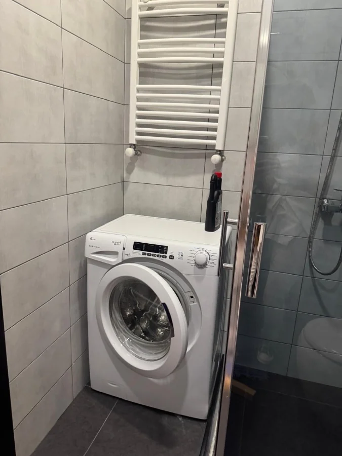 2-room apartment for sale on Chavchavadze Avenue, Vake, Tbilisi — bathroom with washing machine