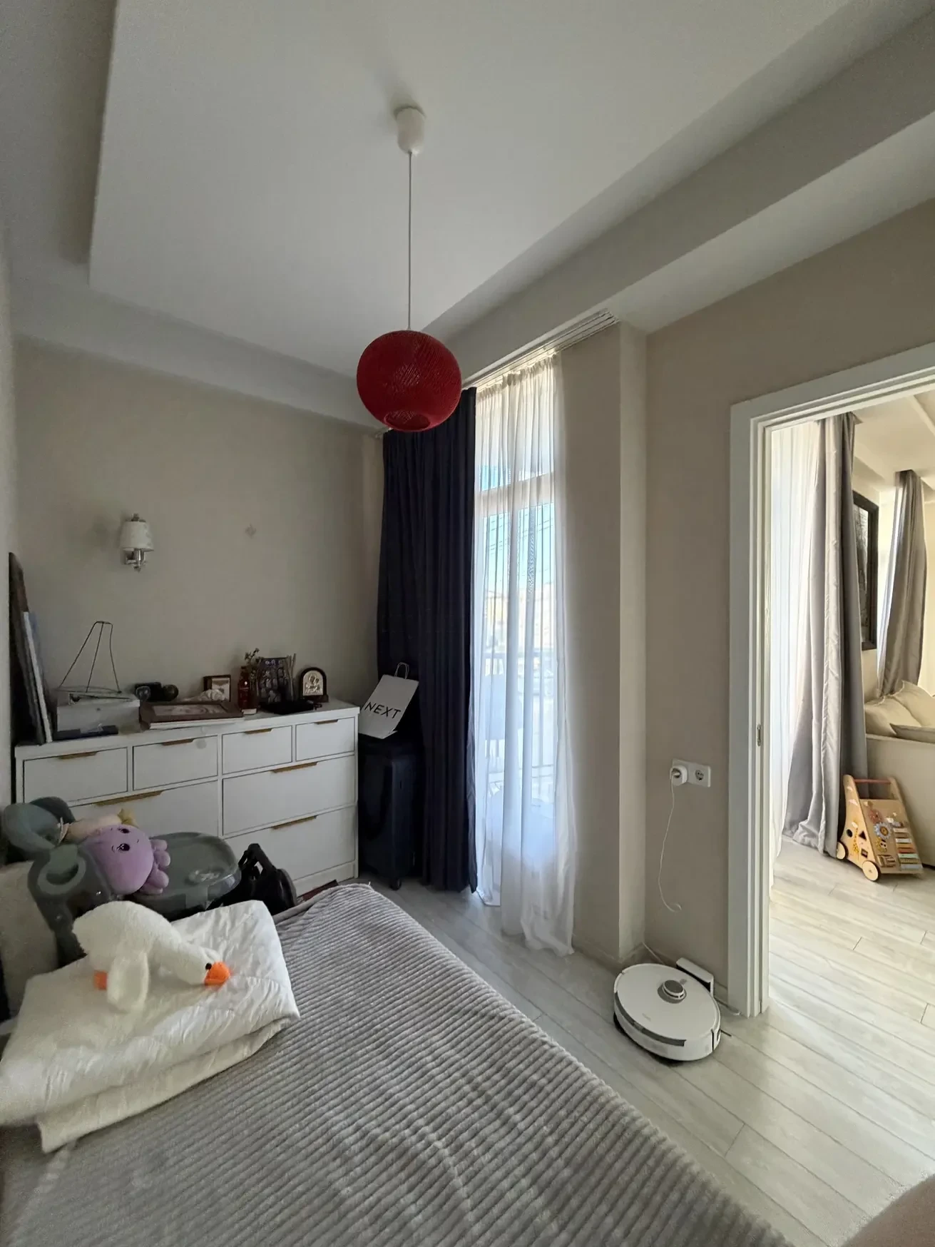3-room apartment for sale on Marabda Street, Vake, Tbilisi — second bedroom